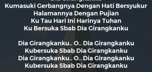 Dia Girangkanku