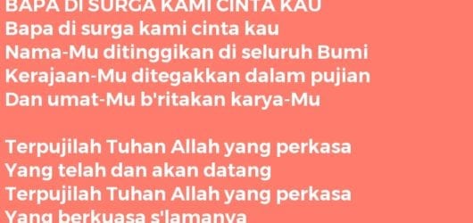 BAPA DI SURGA KAMI CINTA KAU