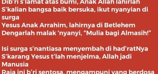 DENGARLAH MALAK MENYANYI