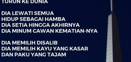 Dia Memilih Disalib