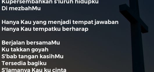 Hanya Kau yang Menjadi Tempat Jawaban