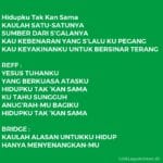 Hidupku Tak Kan Sama • LIRIK LAGU KRISTEN