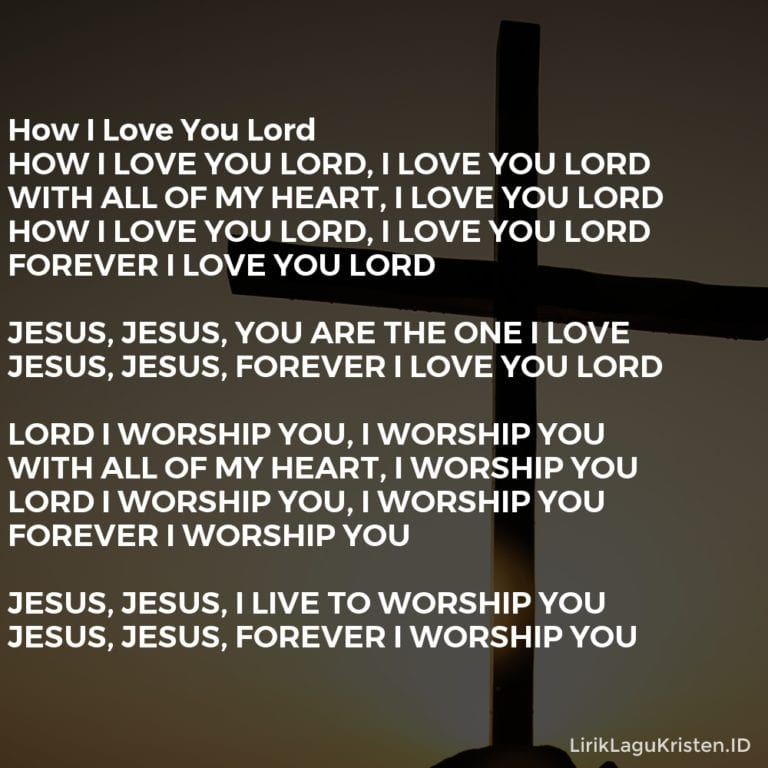 How I Love You Lord 768x768 