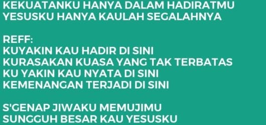 KEMENANGAN TERJADI DISINI