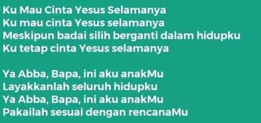 Ku Mau Cinta Yesus Selamanya