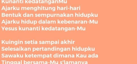 Kunanti kedatanganMu