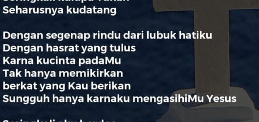 Seharusnya Ku Datang