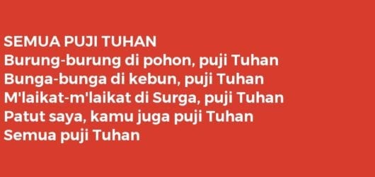 SEMUA PUJI TUHAN