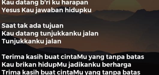 Terima Kasih (Kupercaya Mujizat)