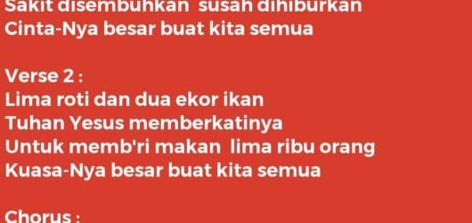 TUHAN YESUS CINTA KITA SEMUA