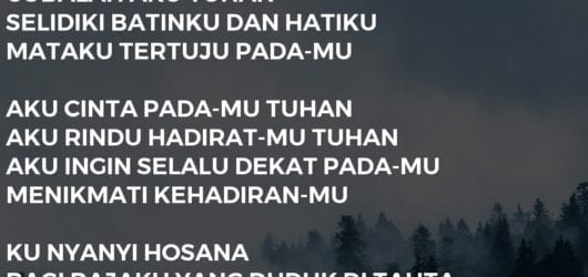 Ujilah Aku Tuhan