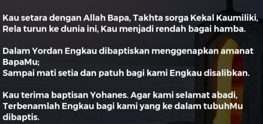 Yesus, Tuhan, Engkaulah Mesias