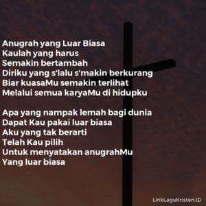 Anugrah yang Luar Biasa • LIRIK LAGU KRISTEN