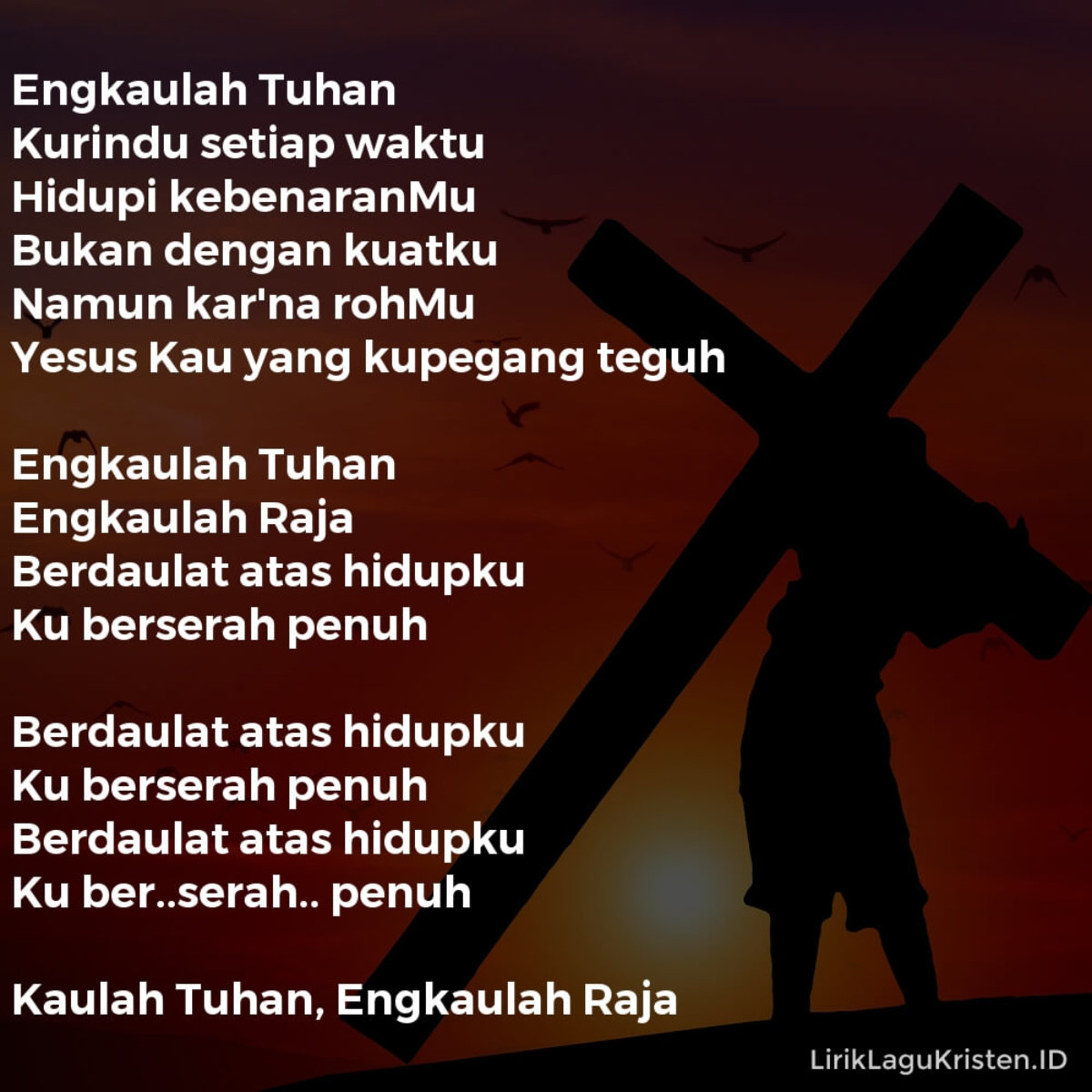 Lirik Lagu Rohani Engkaulah Tuhan