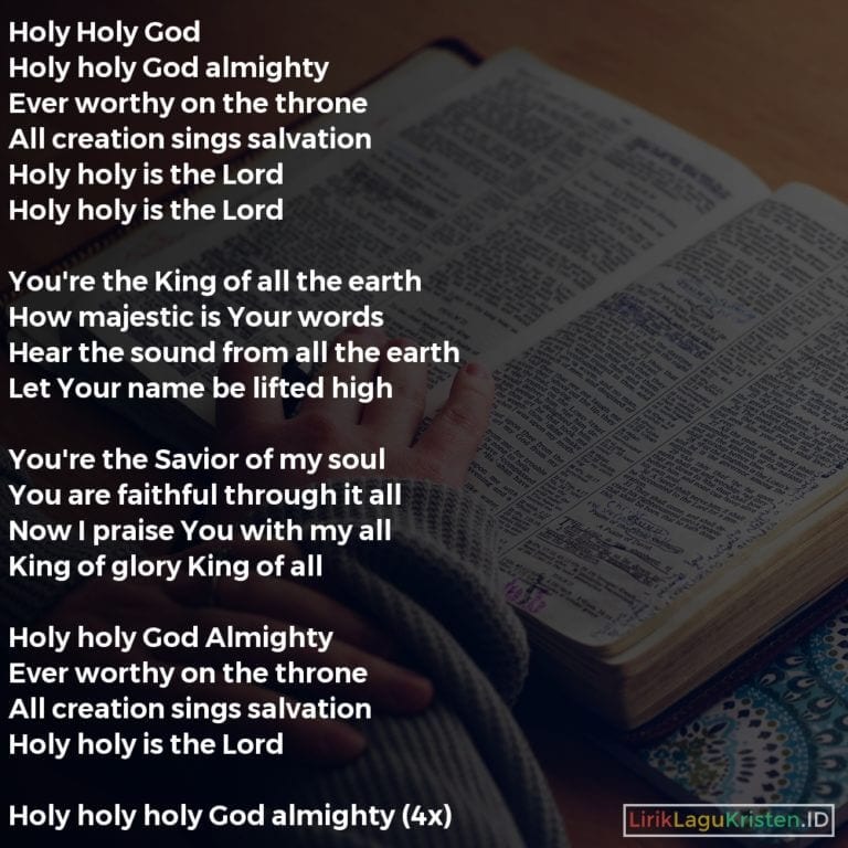 Holy Holy God • LIRIK LAGU KRISTEN