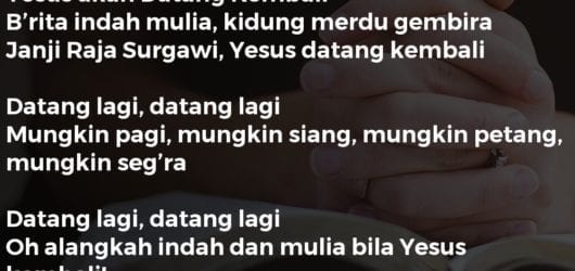 Yesus akan Datang Kembali