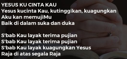 YESUS KU CINTA KAU