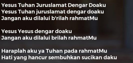 Yesus Tuhan Juruslamat Dengar Doaku