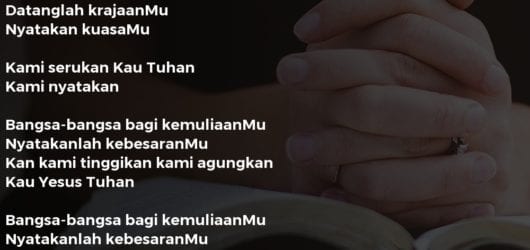 Bangsa Bangsa Bagi KemuliaanMu