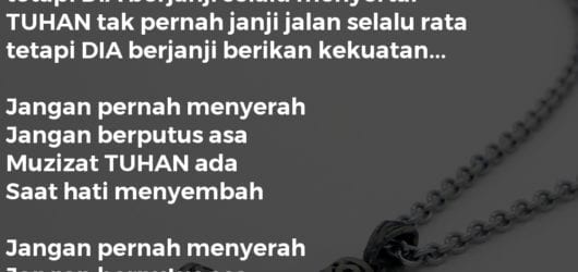 Jangan Menyerah