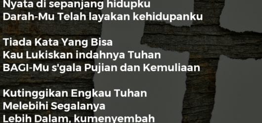 LEBIH DALAM KU MENYEMBAH