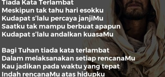 Tiada Kata Terlambat