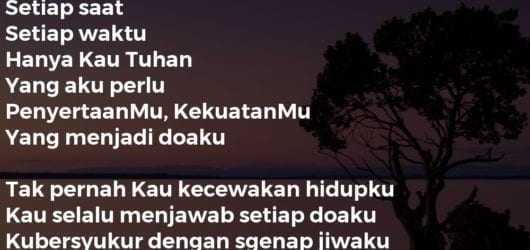 Tuhan Yang Menjaga Hidupku