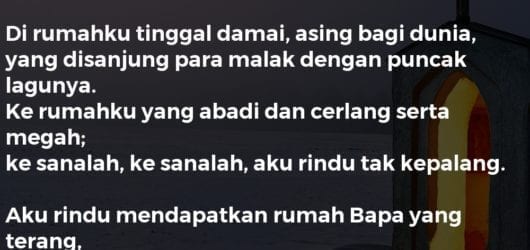 Aku Rindu Ke Rumahku