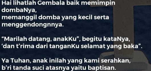 Hai Lihatlah Gembala Baik