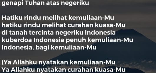 INDONESIA BAGI KEMULIAAN-MU