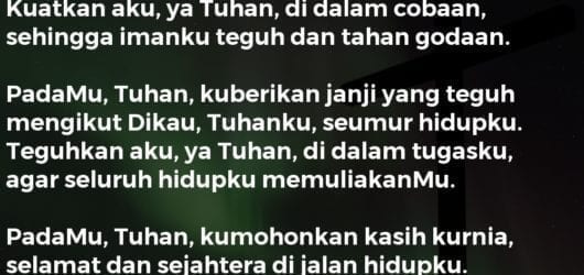 Padamu, Tuhan, Kuserahkan Jiwa Ragaku