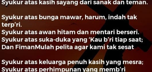 Syukur Padamu, Ya Allah