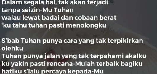 TUHAN PUNYA CARA