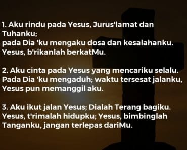 Aku Rindu Pada Yesus