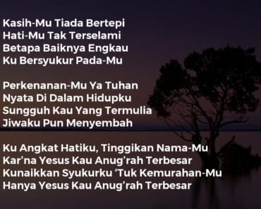 ANUGERAH TERBESAR (KASIH-MU TIADA BERTEPI)