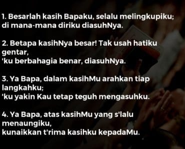 Besarlah Kasih Bapaku