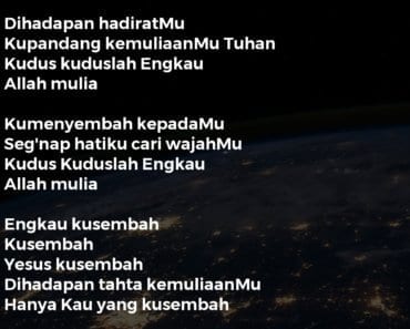 ENGKAU KUSEMBAH