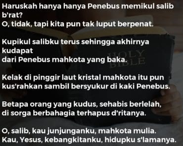 Haruskah Hanya Penebus