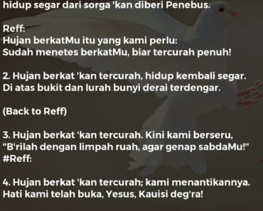 Hujan Berkat ‘Kan Tercurah