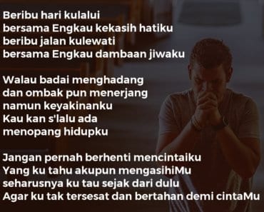 JANGAN PERNAH BERHENTI MENCINTAIKU