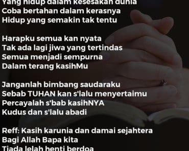 KASIH BAPA YANG MENYERTAI KITA