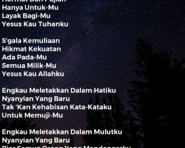 KU B’RI KEMULIAAN HORMAT DAN PUJIAN