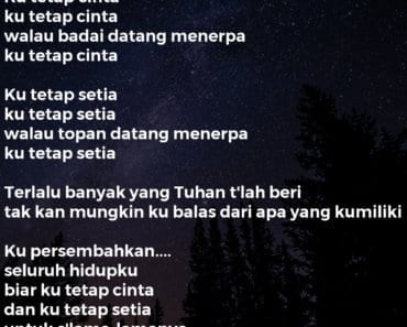 KU TETAP CINTA