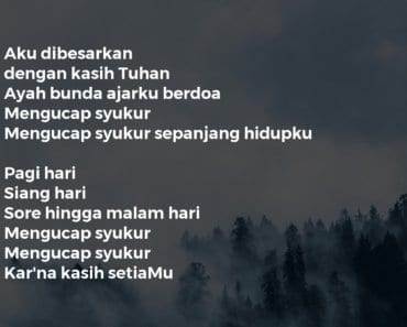 MENGUCAP SYUKUR