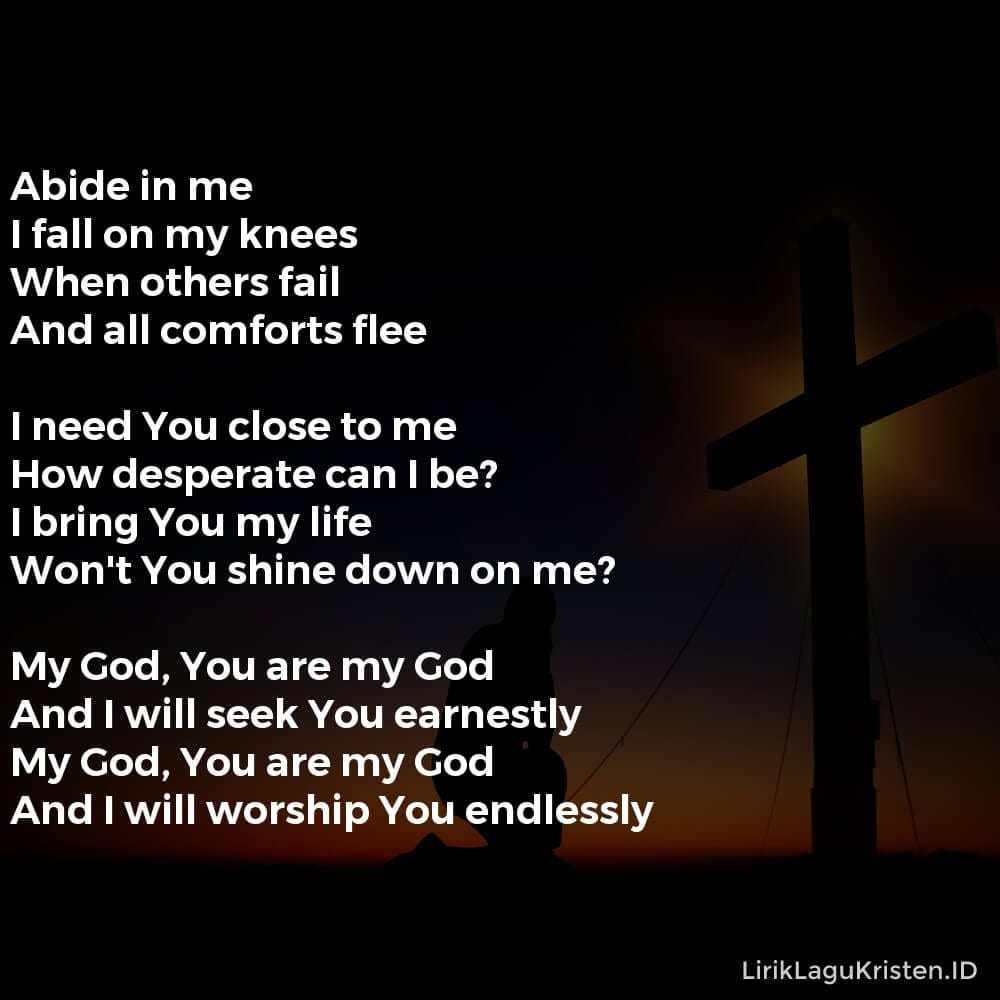MY GOD, YOU ARE MY GOD
