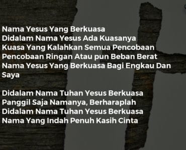 NAMA YESUS YANG BERKUASA