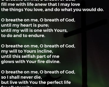 O BREATHE ON ME, O BREATH OF GOD