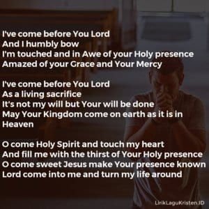 O COME HOLY SPIRIT • LIRIK LAGU KRISTEN