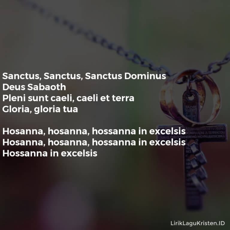 SANCTUS Lirik Lagu Kristen   Sanctus 768x768 