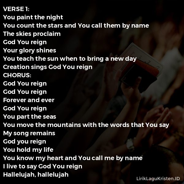 God You Reign